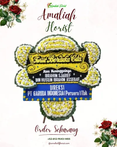 Papan Bunga Duka di Gading Kasri